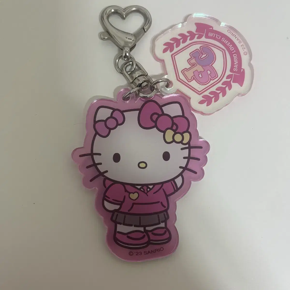 San Rio Lovers Club Hello Kitty acrylic keyring