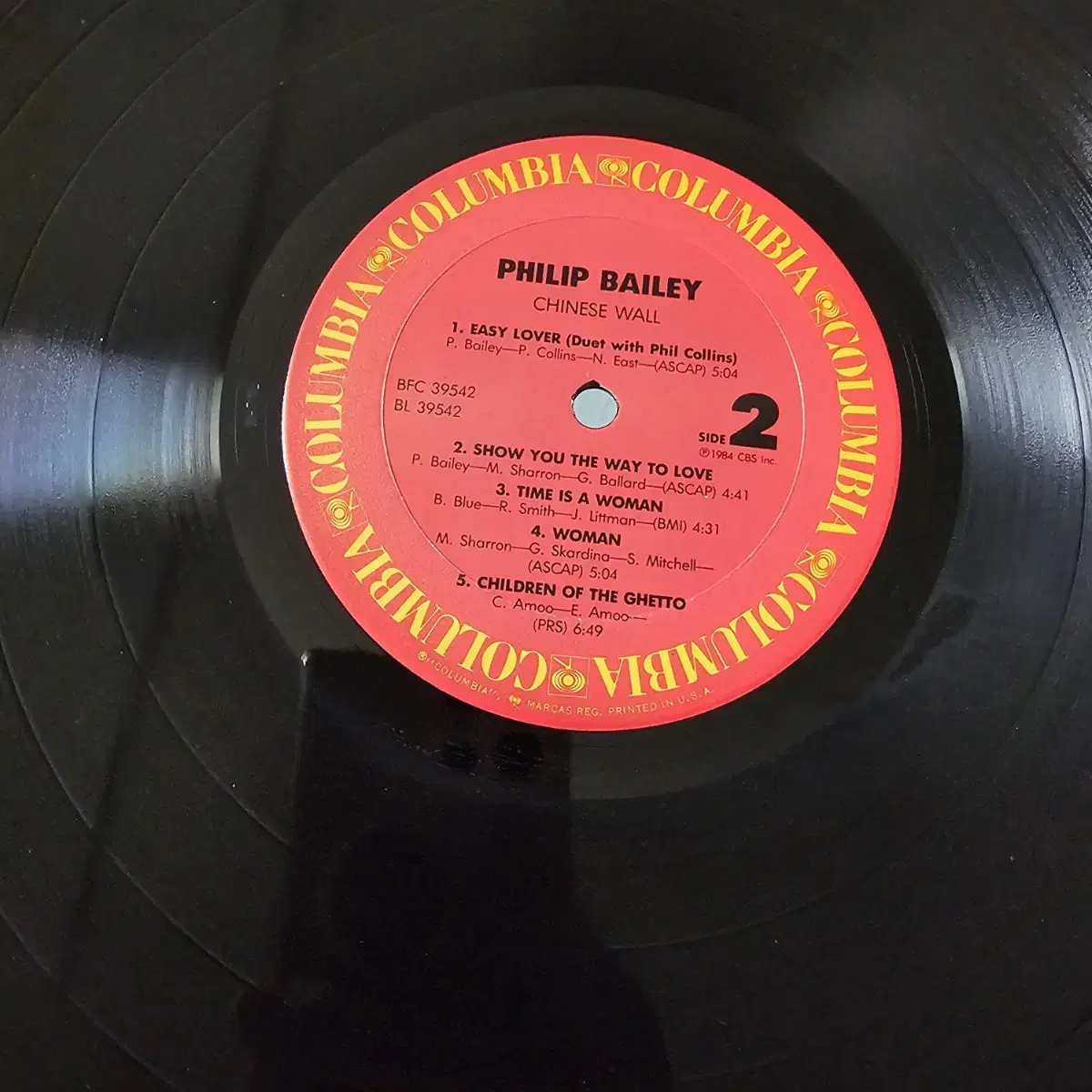 (미국반, ) Philip Bailey - Chinese Wall LP