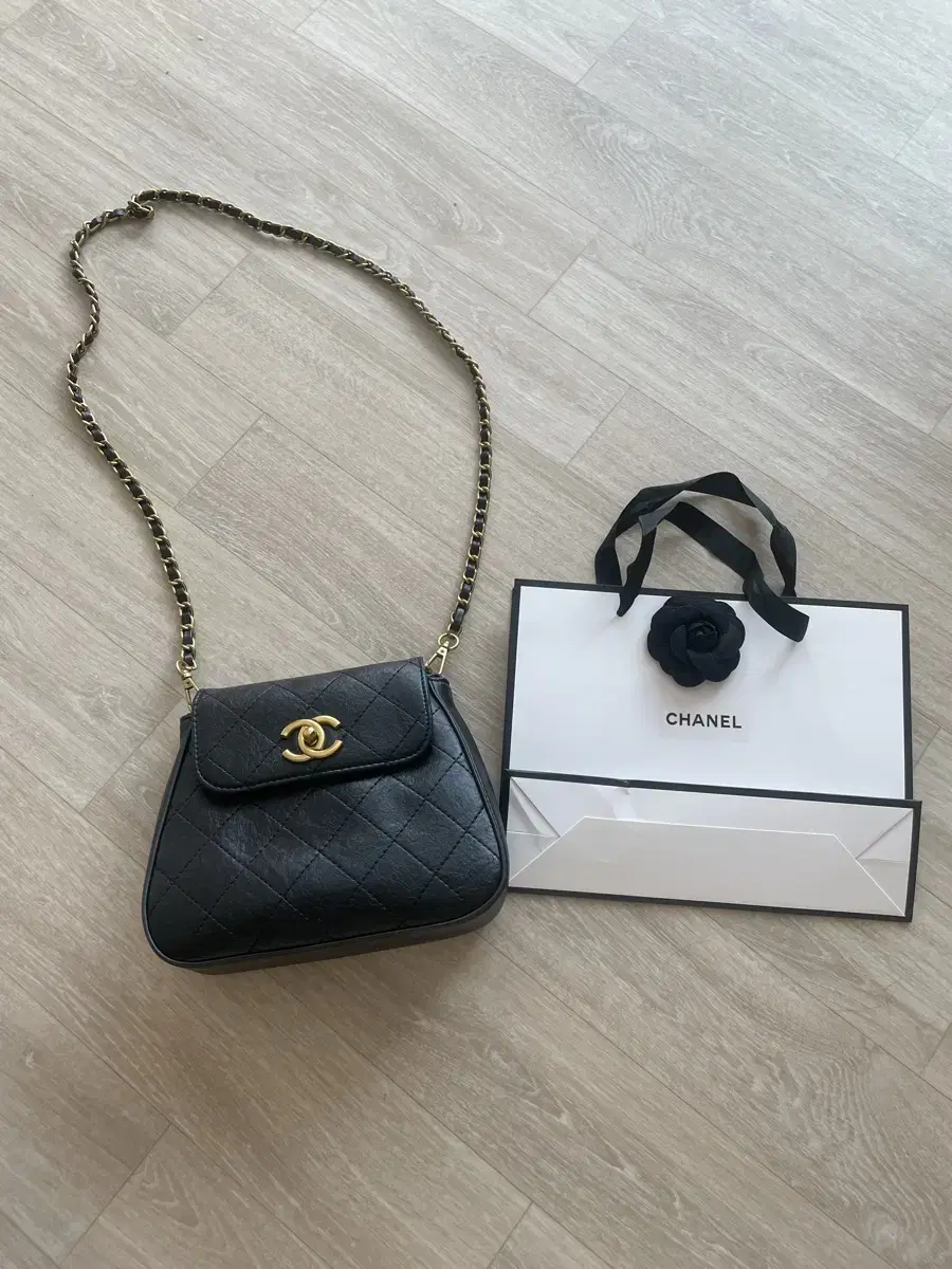 Chanel Beauty Black Chain Bag for sale