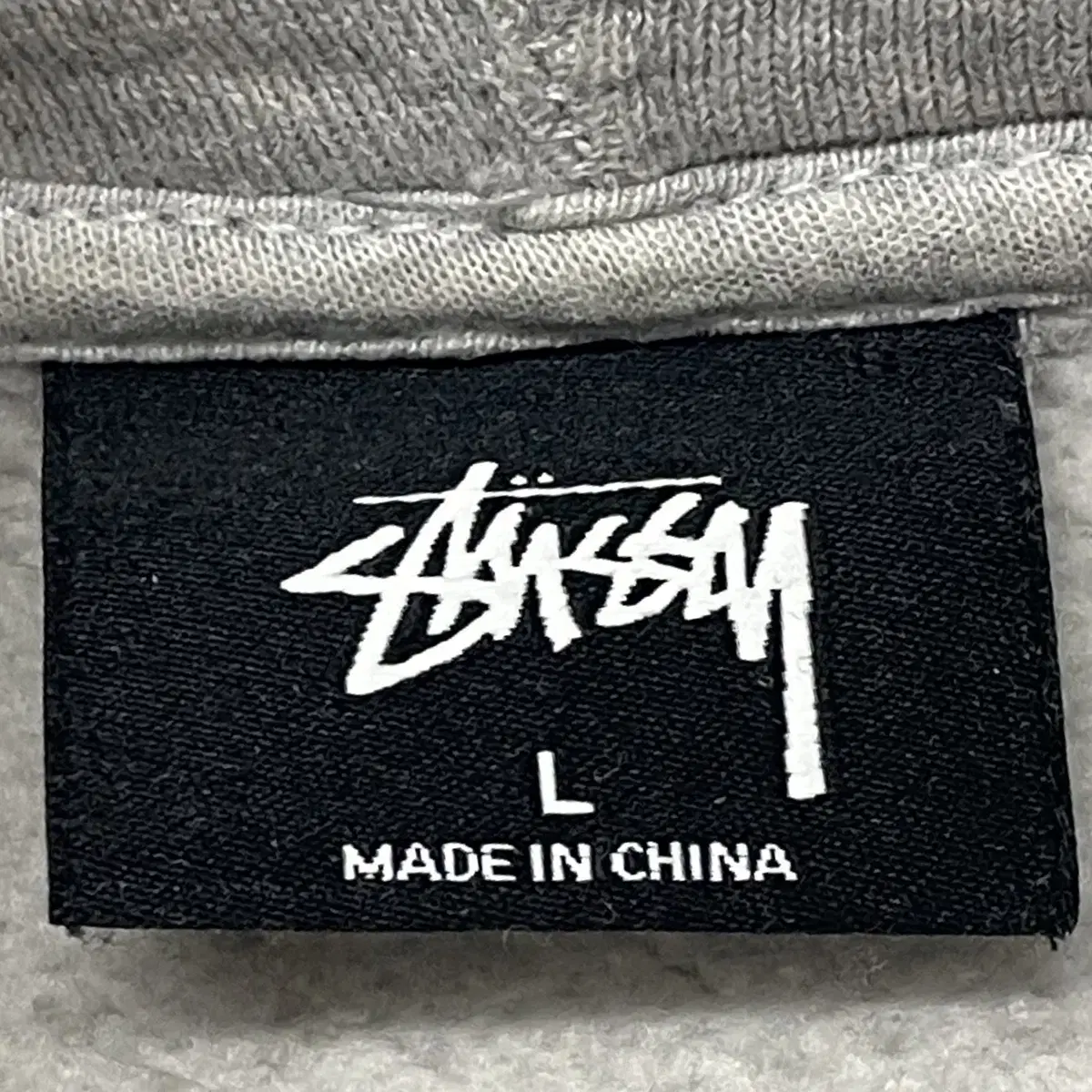 스투시 Stussy 플라워 프린팅 후드티 그레이