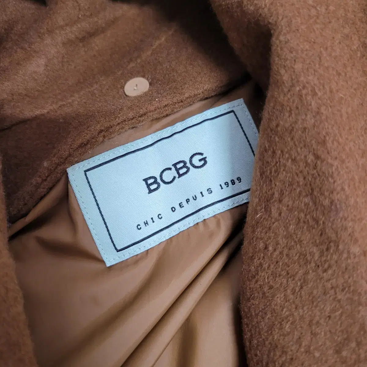 BCBG 거위털 고급스런 패딩/후드탈부착가능