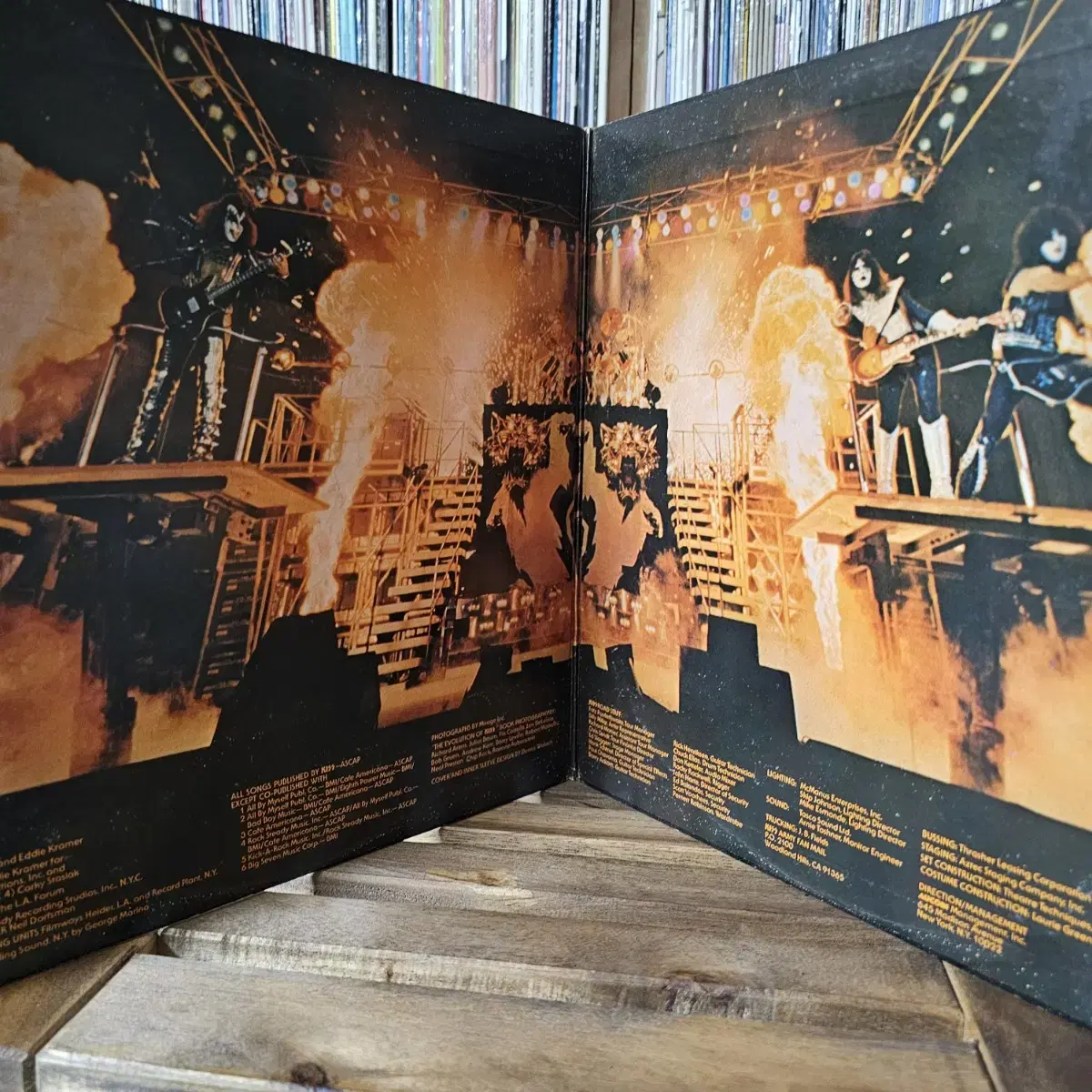 Kiss 낱장 - Alive (1LP)+Alive II (1LP+ 자켓)