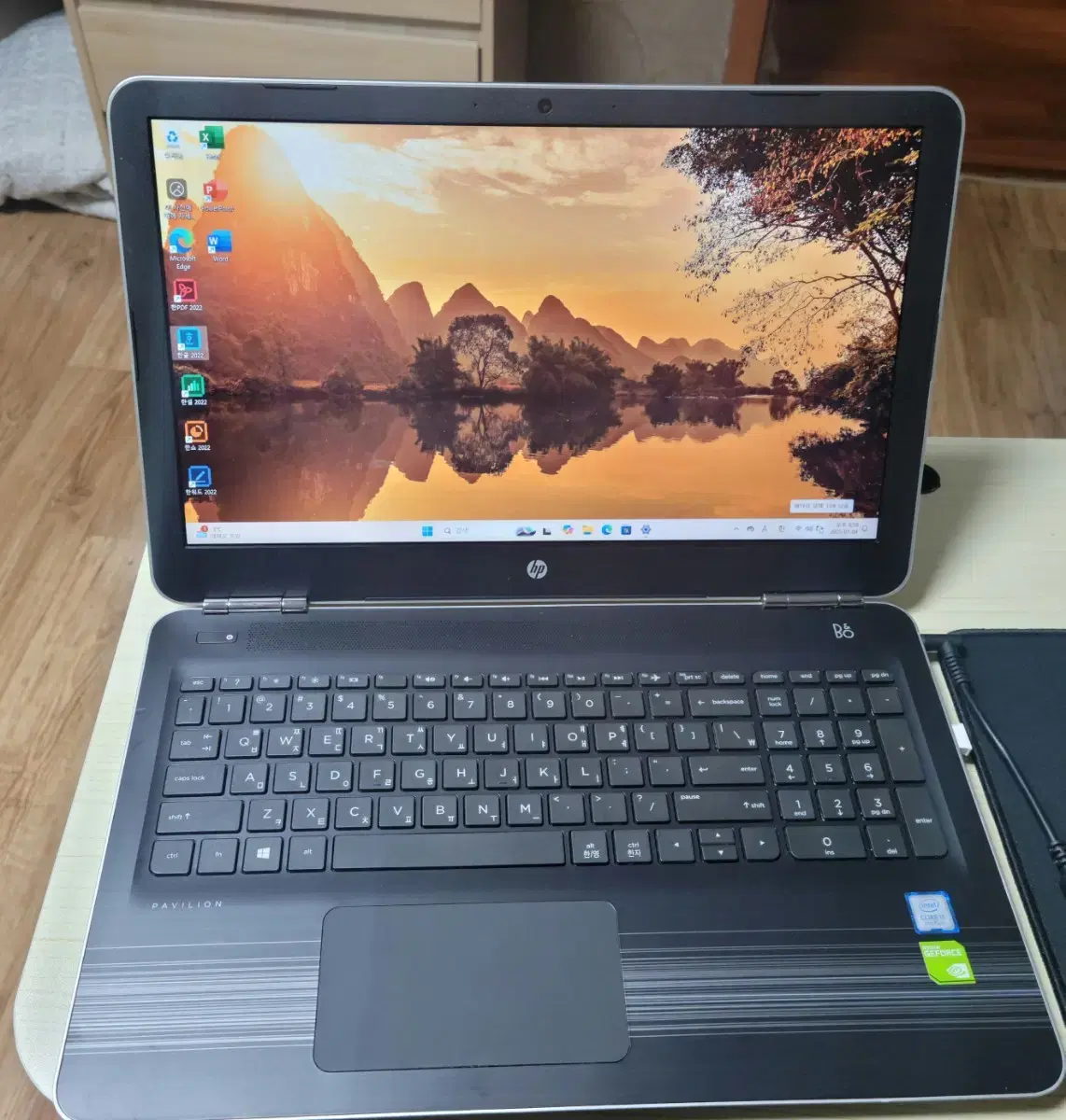 HP 노트북 i5 7세대, 15인치, 외장그래픽, 8G, 256G