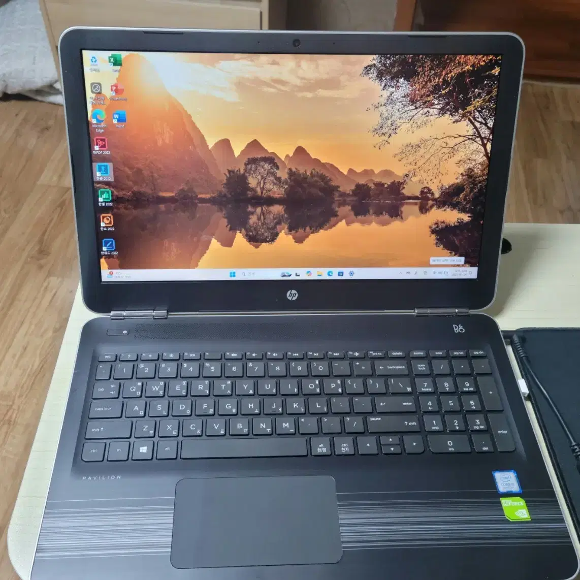 HP 노트북 i5 7세대, 15인치, 외장그래픽, 8G, 256G