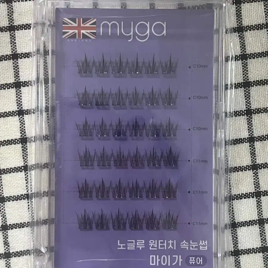 마이가 노글루 원터치 퓨어 속눈썹 36pcs 10-11mm