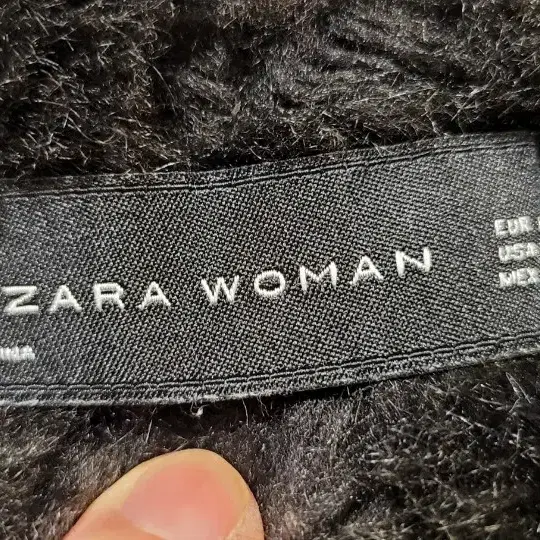 ZARA 카키 블랙퍼배색 사파리점퍼 (55)