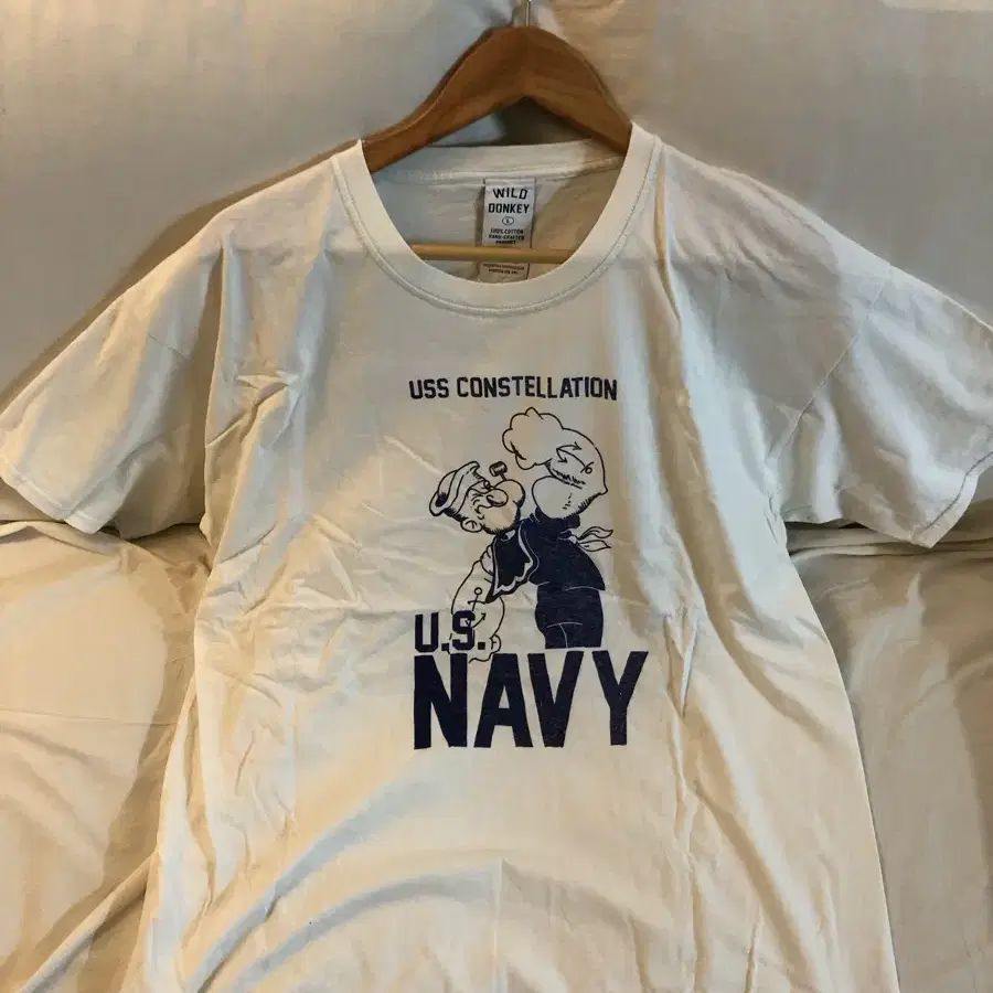 [L] 와일드동키 US NAVY 반팔티