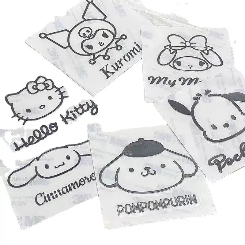 [25-1 set] Metal sticker Sanrio characters