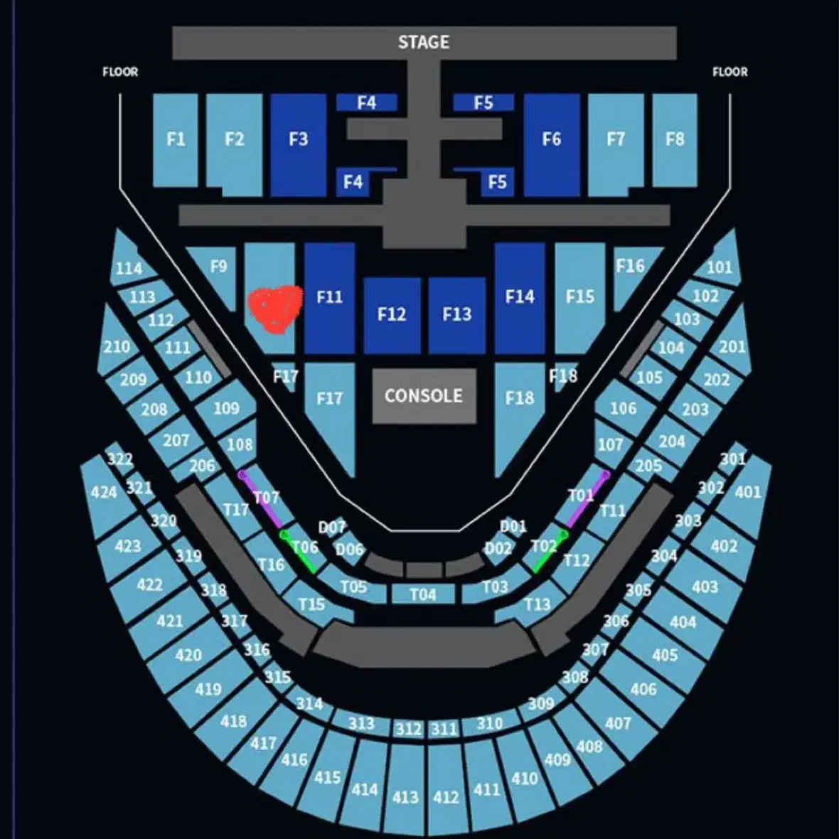 nct127 콘서트 더모멘텀 막콘 f10 양도