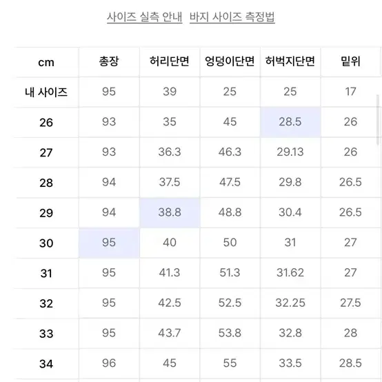 무신사 테이퍼드 히든 밴딩 슬랙스 30사이즈(색5가지)