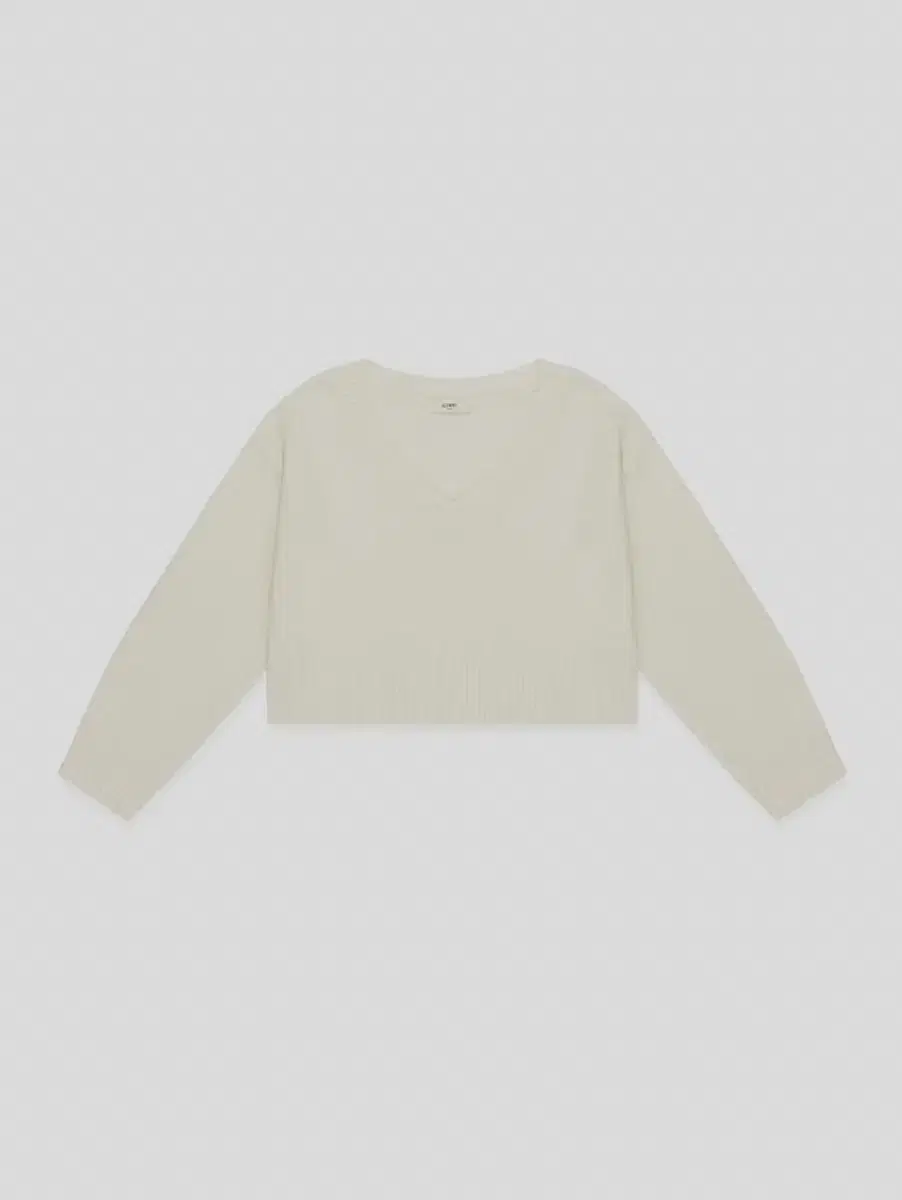 글로니 G CLASSIC V-NECK KNIT PULLOVER (IVOR