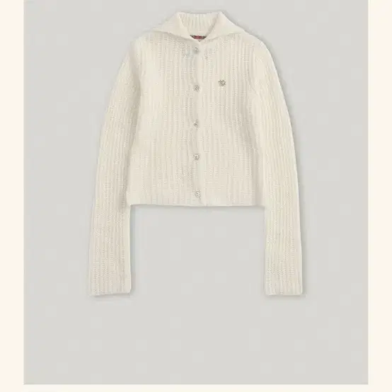 스무드무드 Leena Knit Cardigan 크림색 가디건