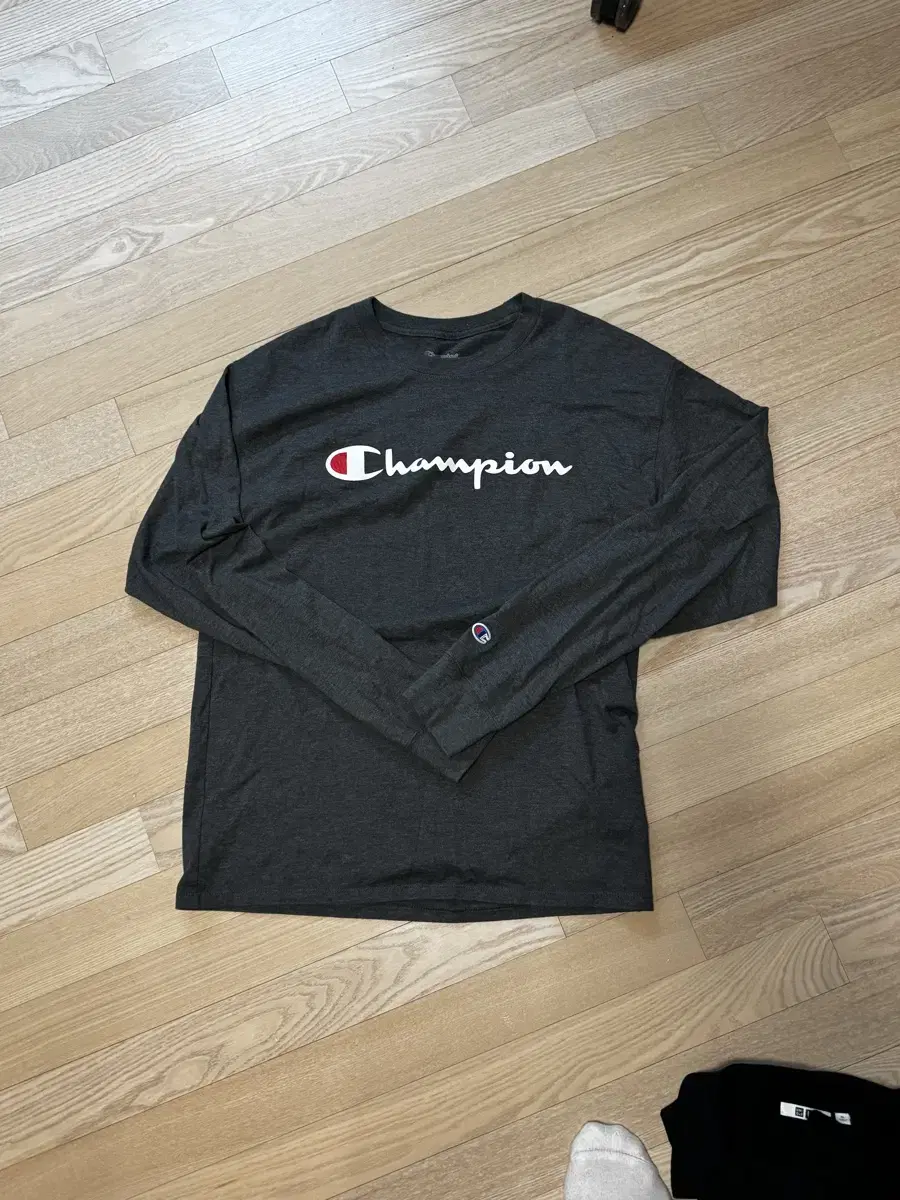 Champion Long Sleeve Charcoal L