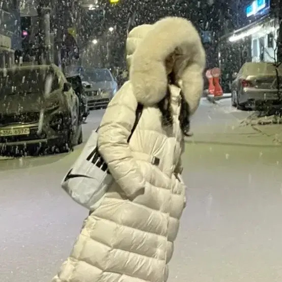 오리털 명품 셀린 롱패딩