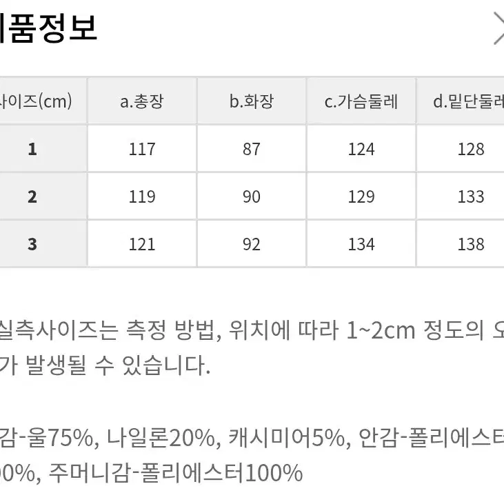 에비너 다크브라운 테일러 코트