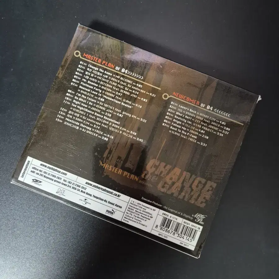 MASTER PLAN present CHANGE the GAME CD