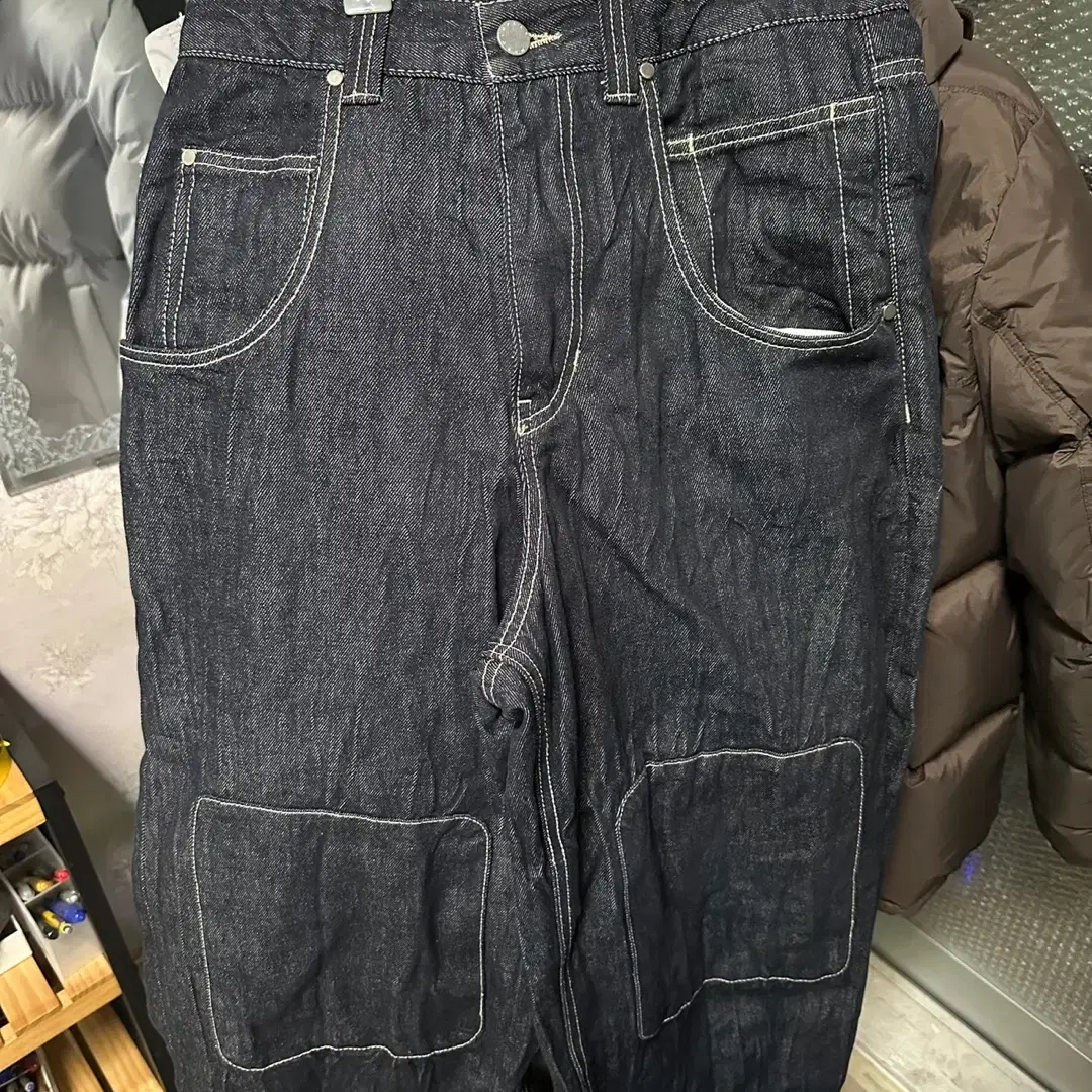 마틴플랜 Travail Box Denim Pants - INDIGO 46