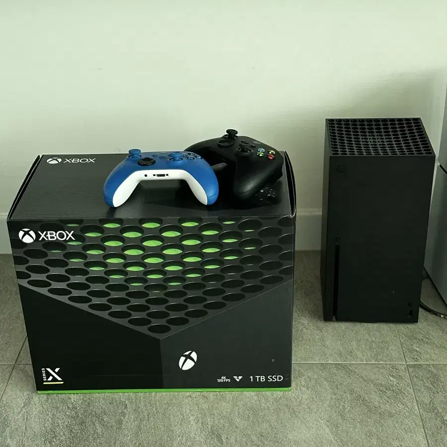 xbox series x 풀박 급처 (패드2 포함)