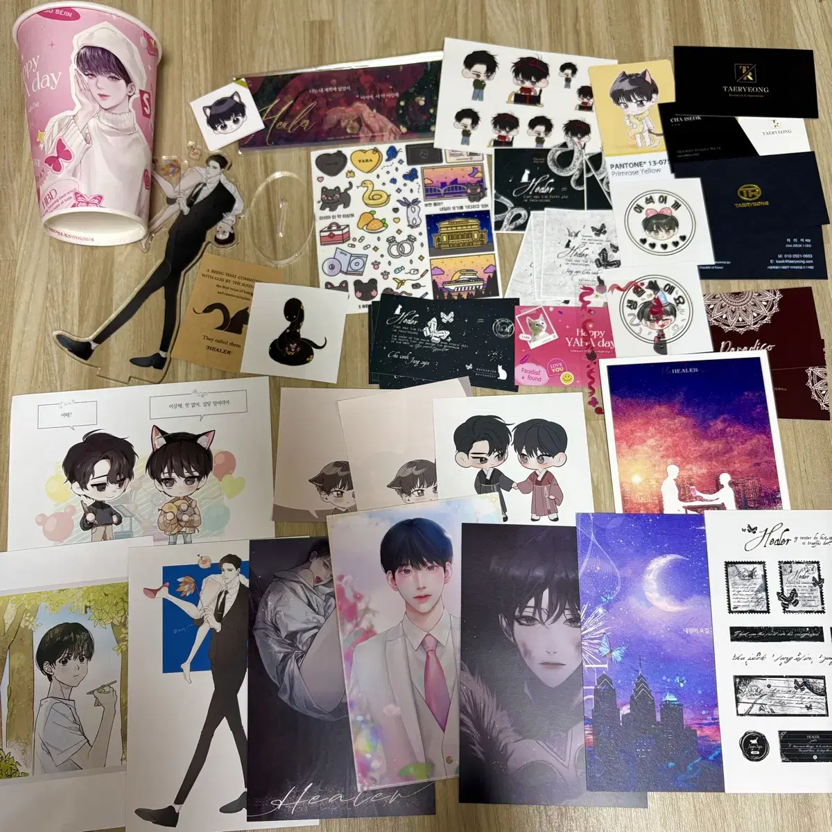 Healer Mechanist Lee Seok Yaba Cup,acrylic,postcard,fvac,sticker,photocard,business card sells