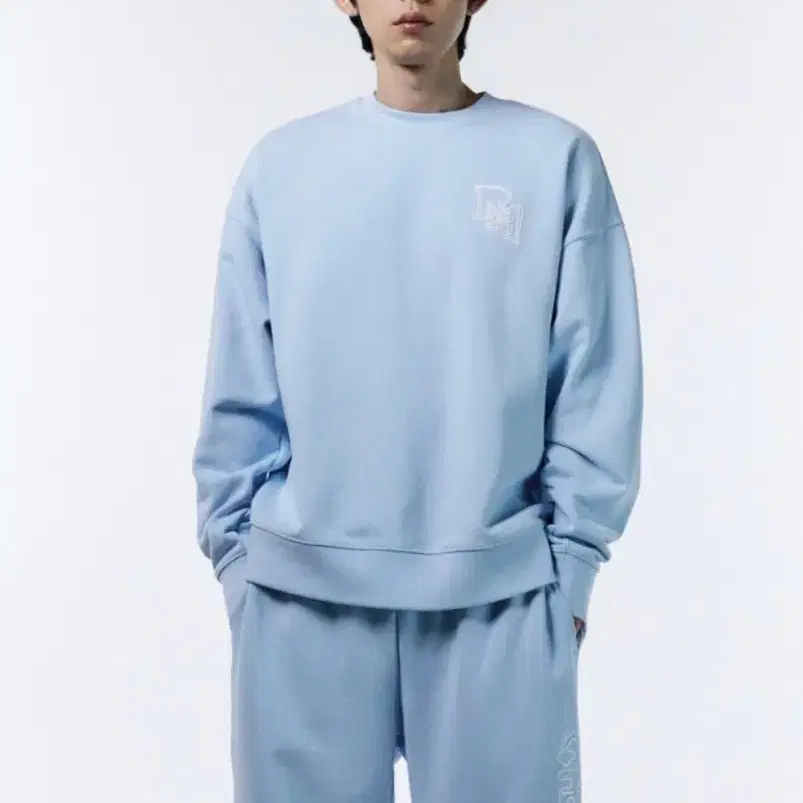 (새상품) RA Stage Set Sweatshirt_Sky Blue