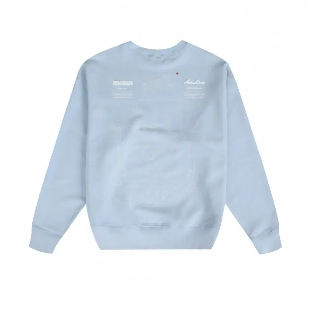 (새상품) RA Stage Set Sweatshirt_Sky Blue