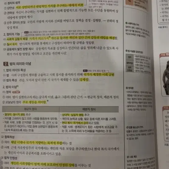 고등학교 사회탐구 정치와 법 문제집