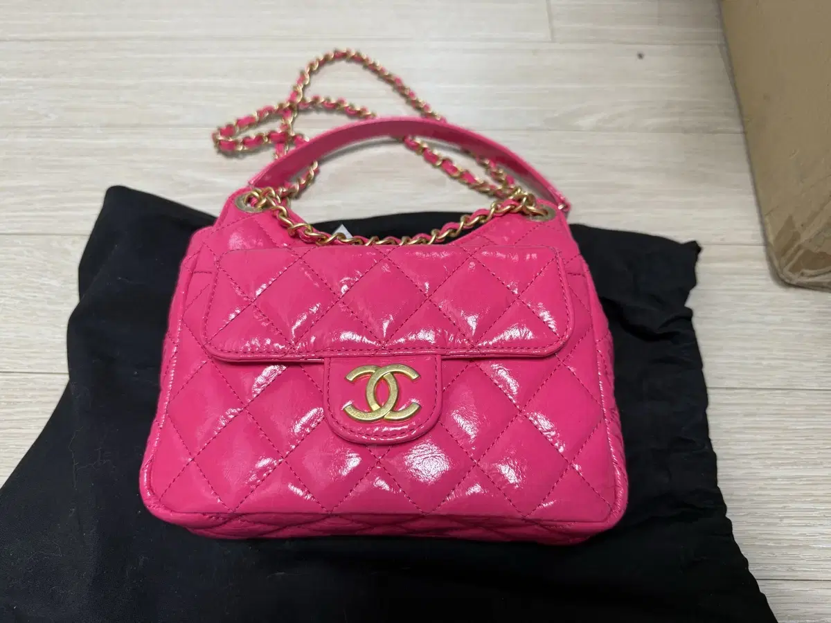 Chanel Crumbled Hobo Pink