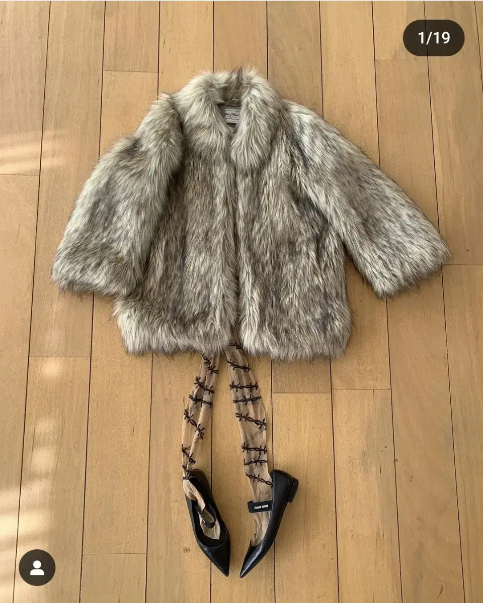 온무드 퍼자켓 have mix fur jacket