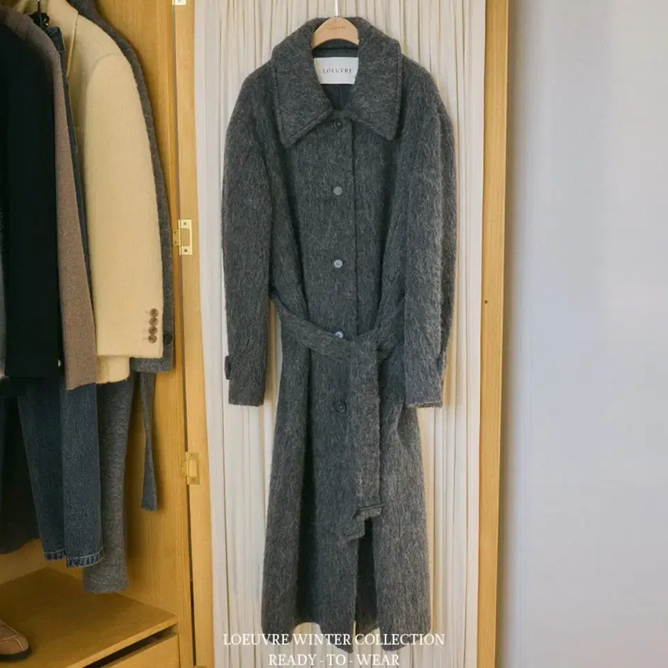 루에브르 코트 Wool Blended Single Coat SW4WH91