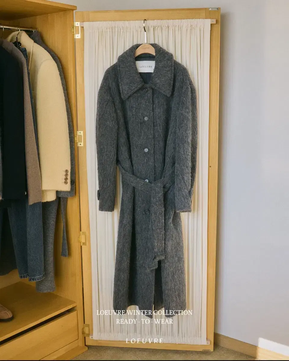 루에브르 코트 Wool Blended Single Coat SW4WH91