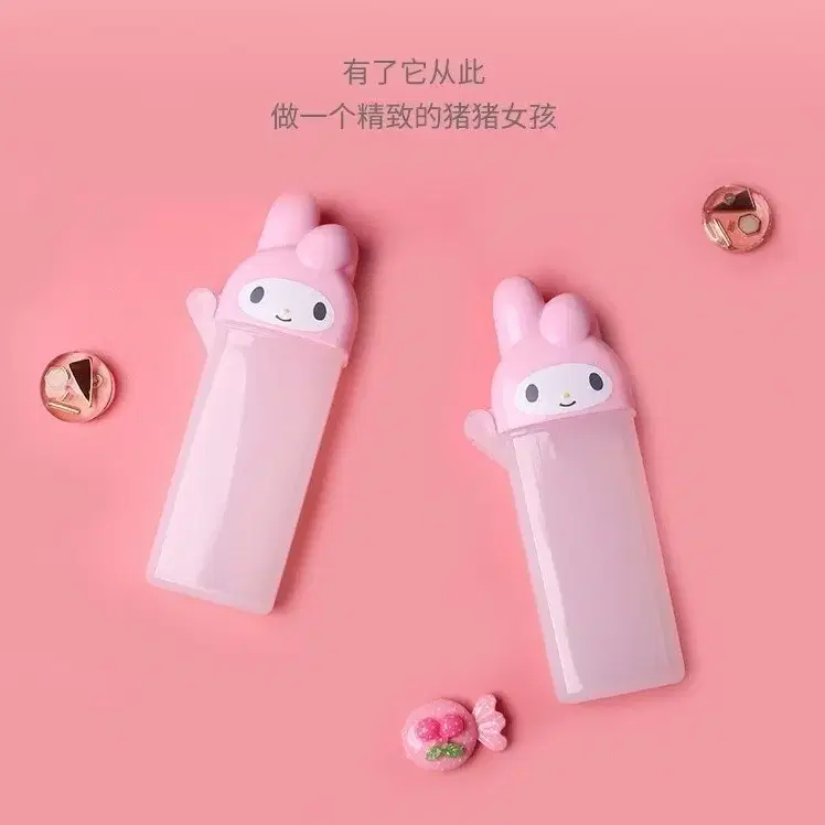 [정품] 산리오 면봉 케이스 Miniso 키티 마이멜로디