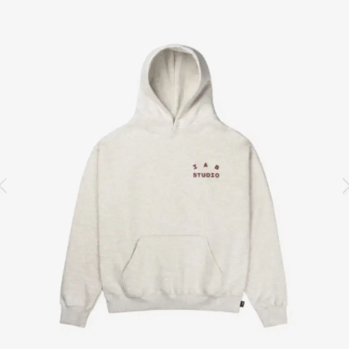 IAB Hoodie 오트밀버건디 M