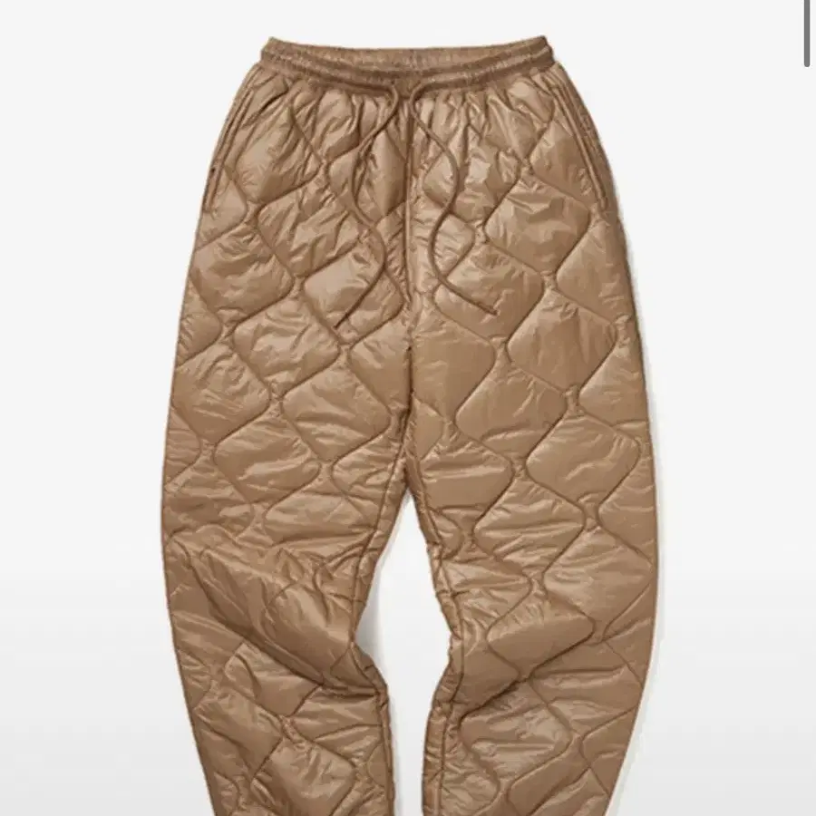 새상품 XL 위캔더스 CARROTS QUILTED PANTS (BEIGE