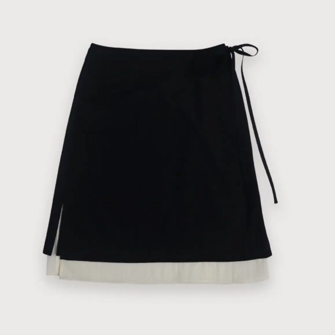 포에토 스무스 레이어드 스커트 SMOOTH LAYERED SKIRT