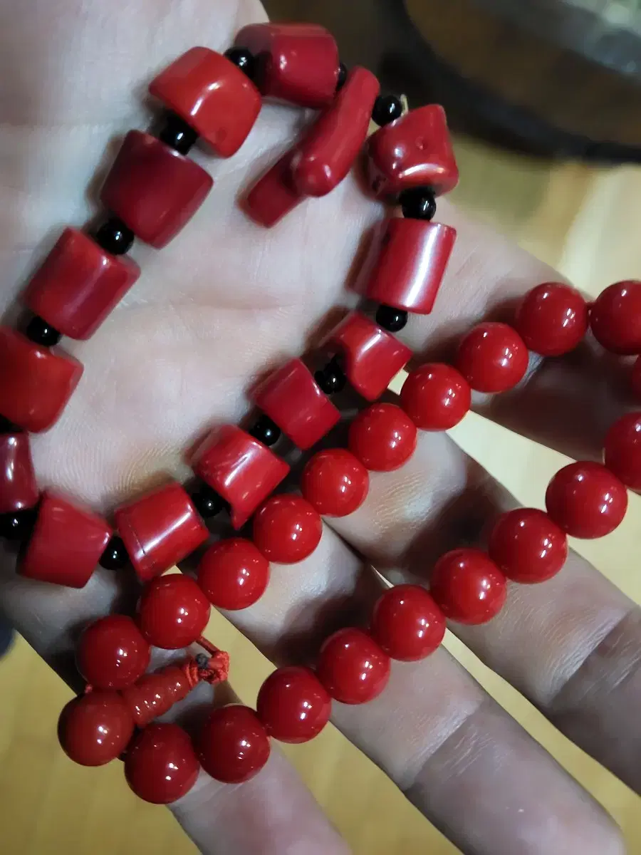 2 red coral bracelets bulk Closeout