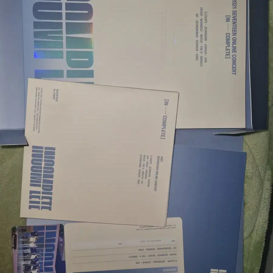 세븐틴 incomplaete dvd