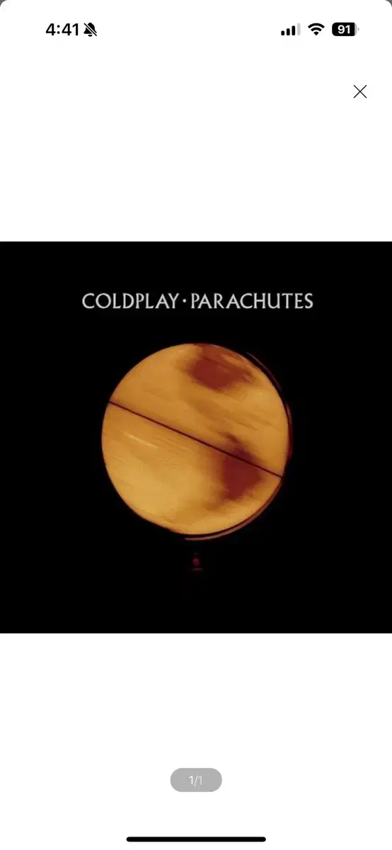 LP) Coldplay (콜드플레이) - 1집 Parachutes (에코