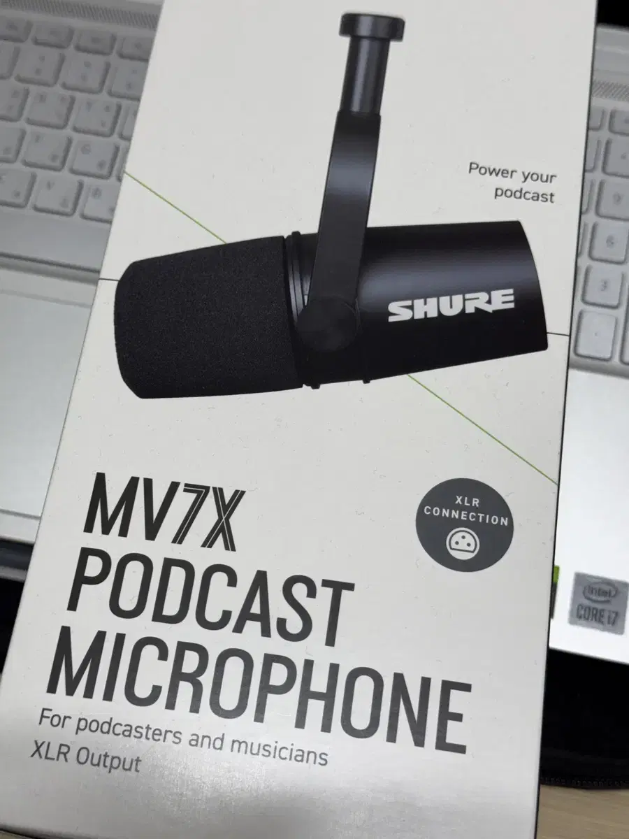 슈어 shure mv7x 마이크