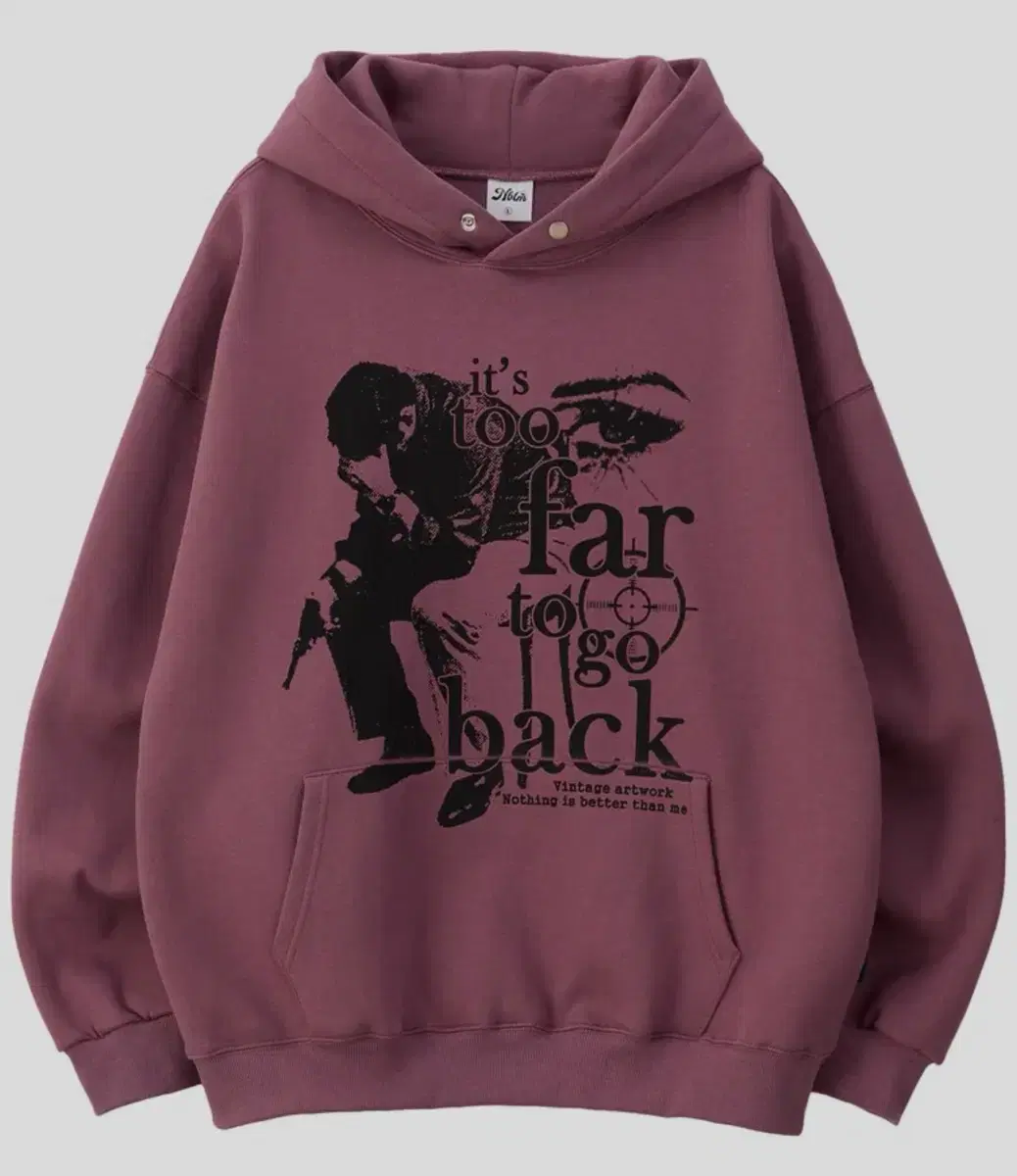 낫띵이즈베럴댄미 후드티 VINTAGE ARTWORK HOODIE 기모