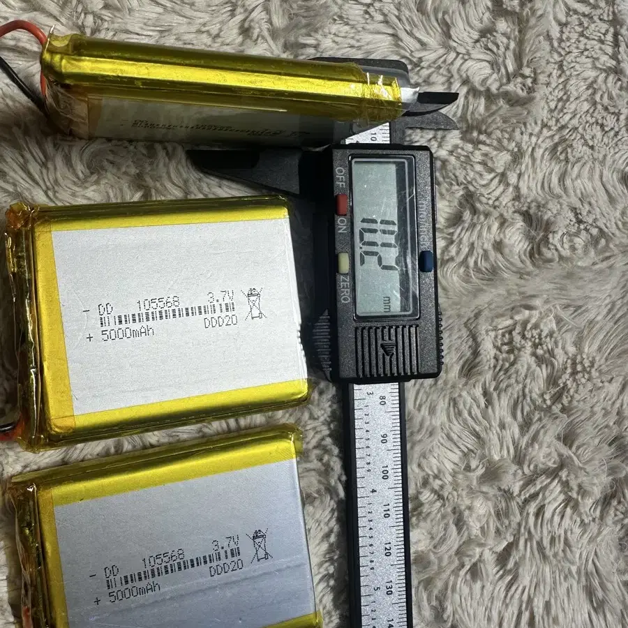 리튬 폴리머5000mah 3.7v배터리 팝니다