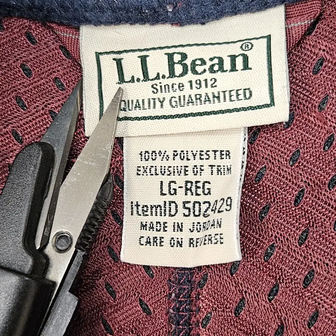 [최종할인] LLBEAN 네이비 레트로파일 플리스 베스트LARGE 105