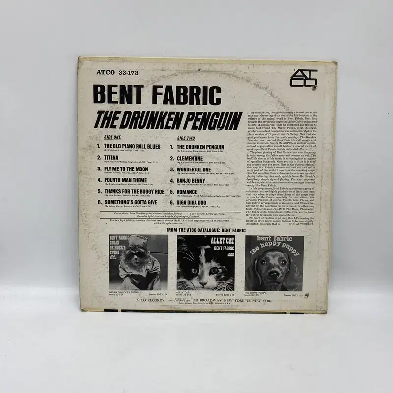 BENT FABRIC  LP / AA7085