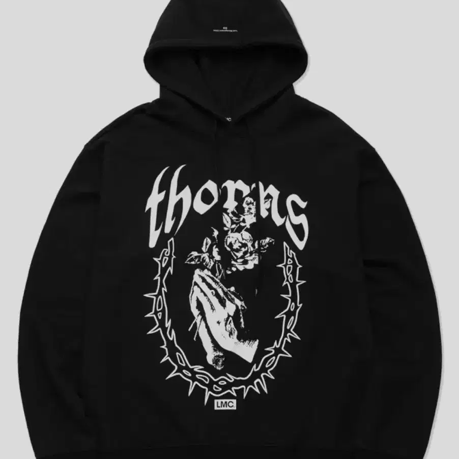 lmc thorns praying rose hoodie 엘엠씨 후드티