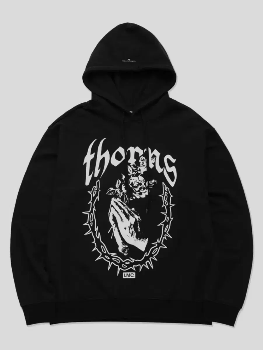 lmc thorns praying rose hoodie 엘엠씨 후드티