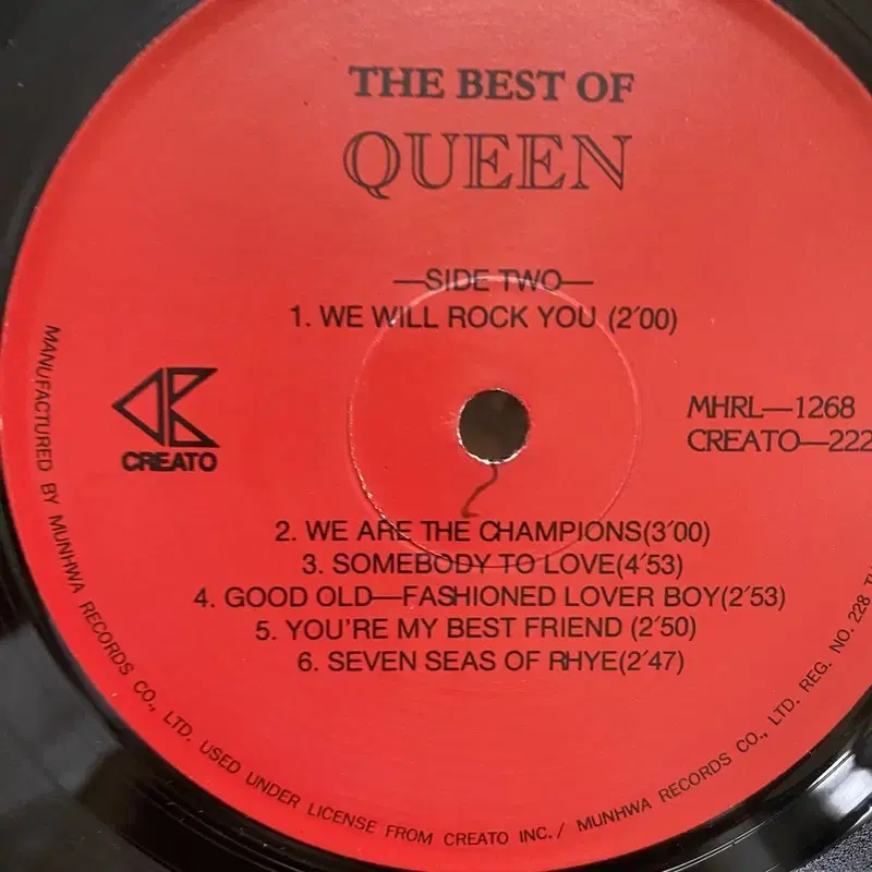 QUEEN BEST  LP / AA7091