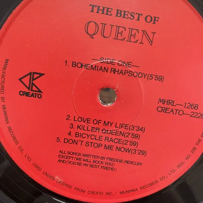 QUEEN BEST  LP / AA7091