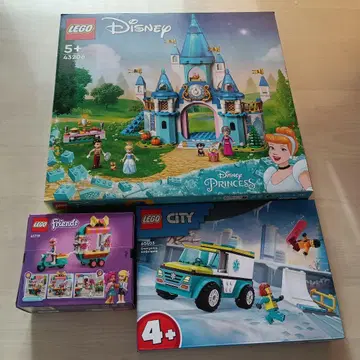 레고 디즈니프린세스 캐슬 - 아이스크림 트럭 세트