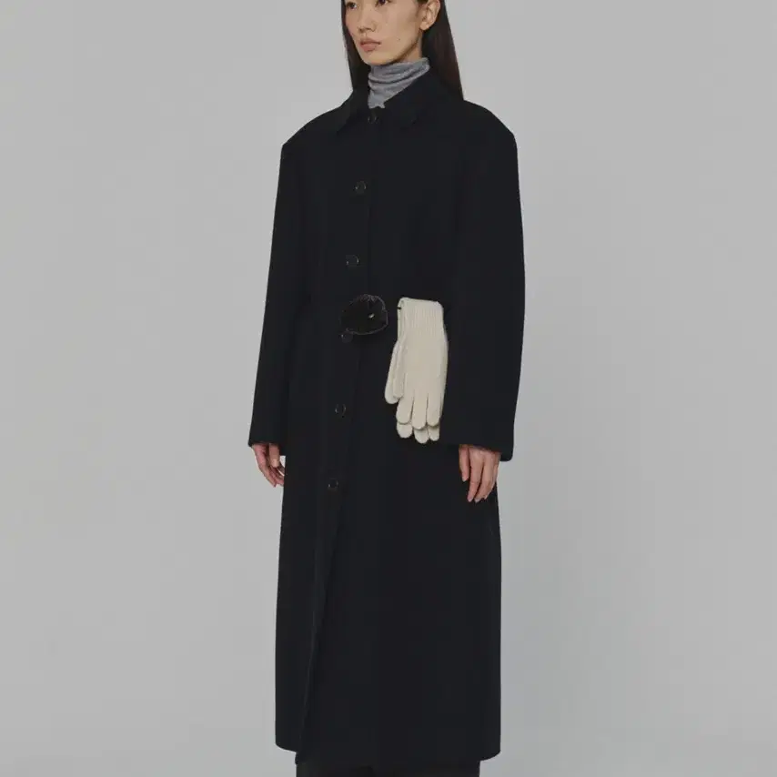 아모멘토 24FW SINGLE BREASTED MAXI LONG 코트