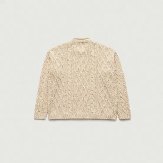 더바넷 Rolled Cable Knit Sweater