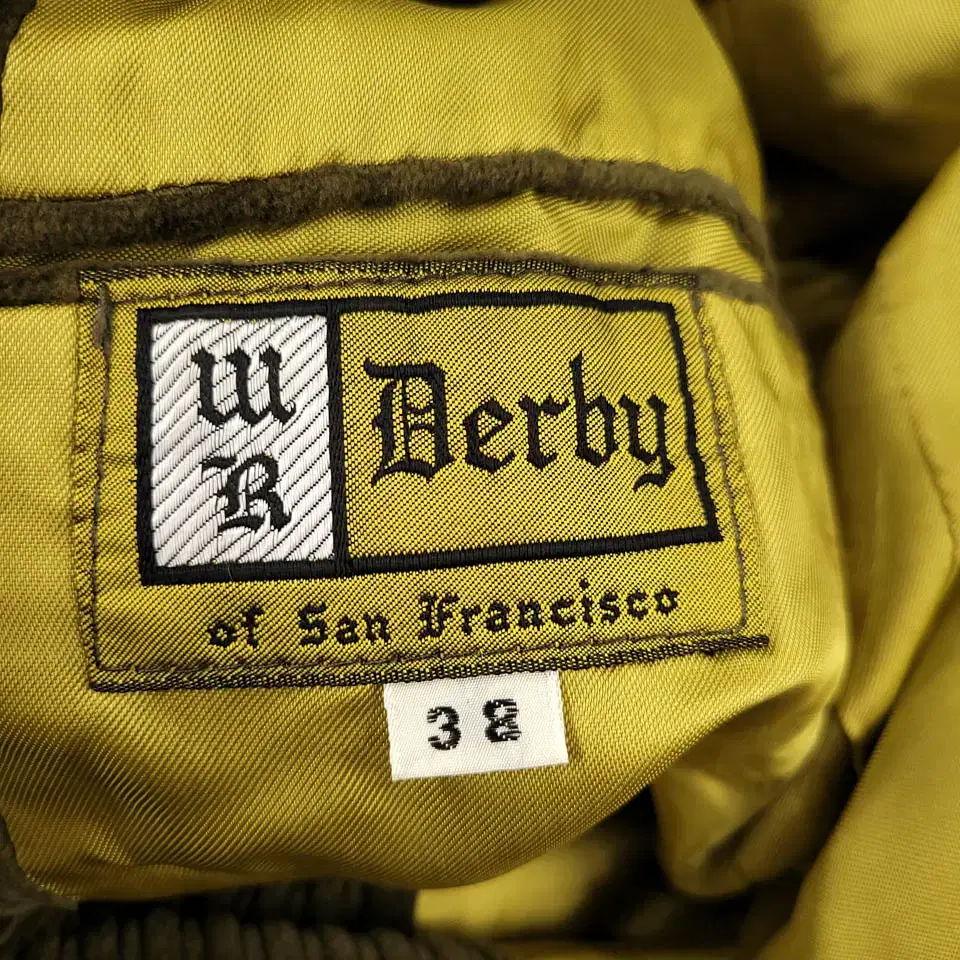 DERBY of SAN FRANCISCO 70s 올리브 그린 카키 싱글